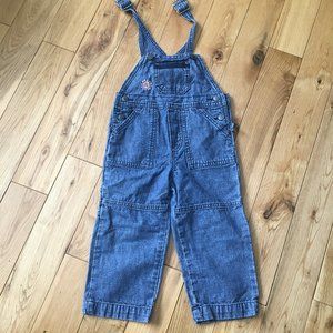 Vintage Girls Denim Overalls